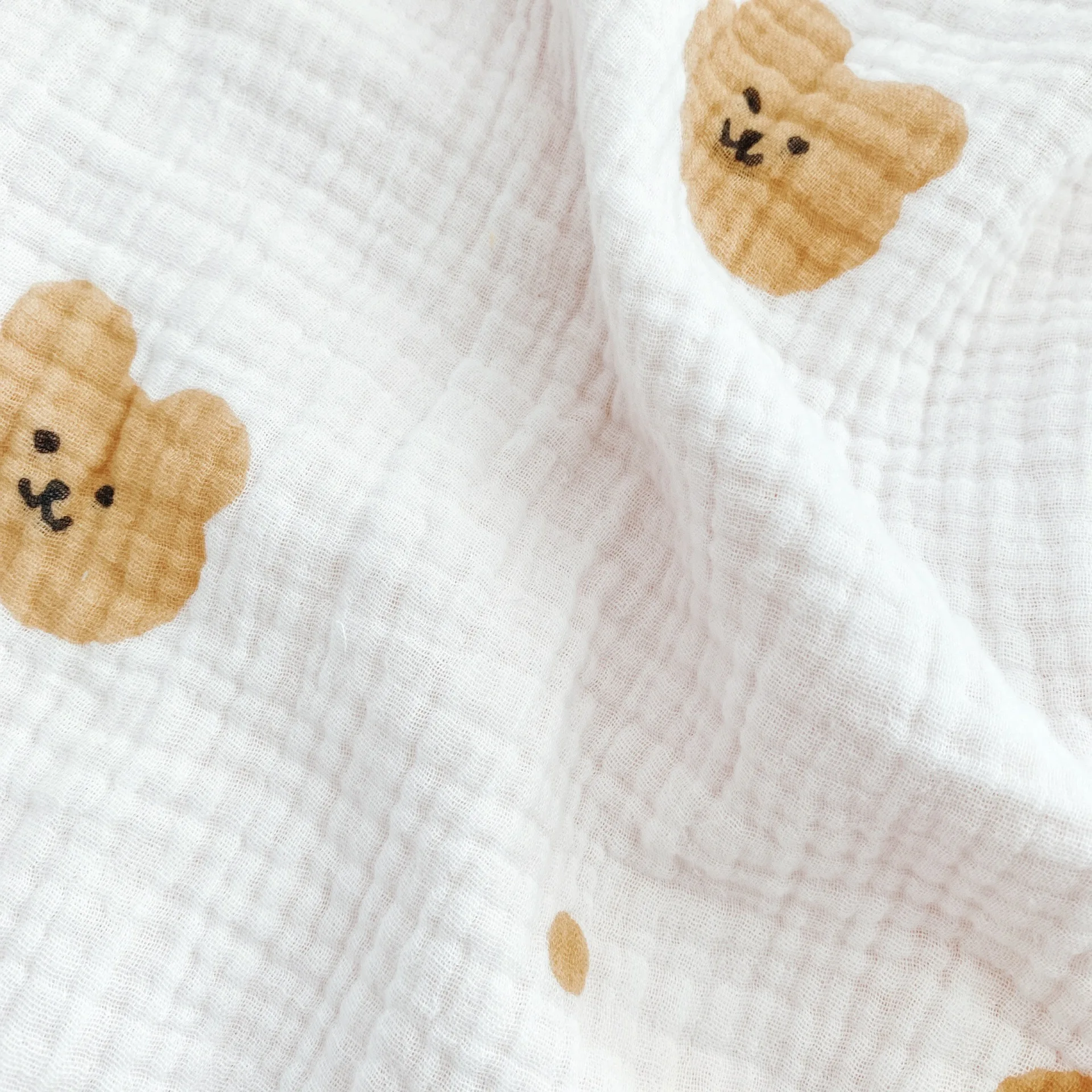 

Japanese Korean Newborn Soft Organic Gauze Wrap Summer Bed Sheet Bedspread Muslin Cotton Baby Receiving Blanket With Pillow