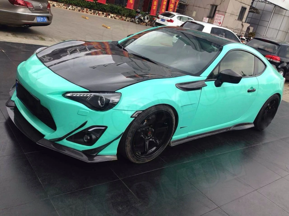 Carbon Fiber Side Skirts Sticker Trunk Trim Bumper Guard For Toyota GT86 Subaru BRZ 2014-2016 J Style | Автомобили и мотоциклы