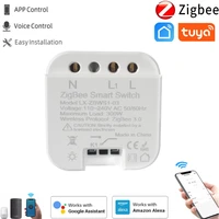 tuya zigbee3 0 smart switch module controller 12gang remote control smart switch relay module work with alexa google home echo