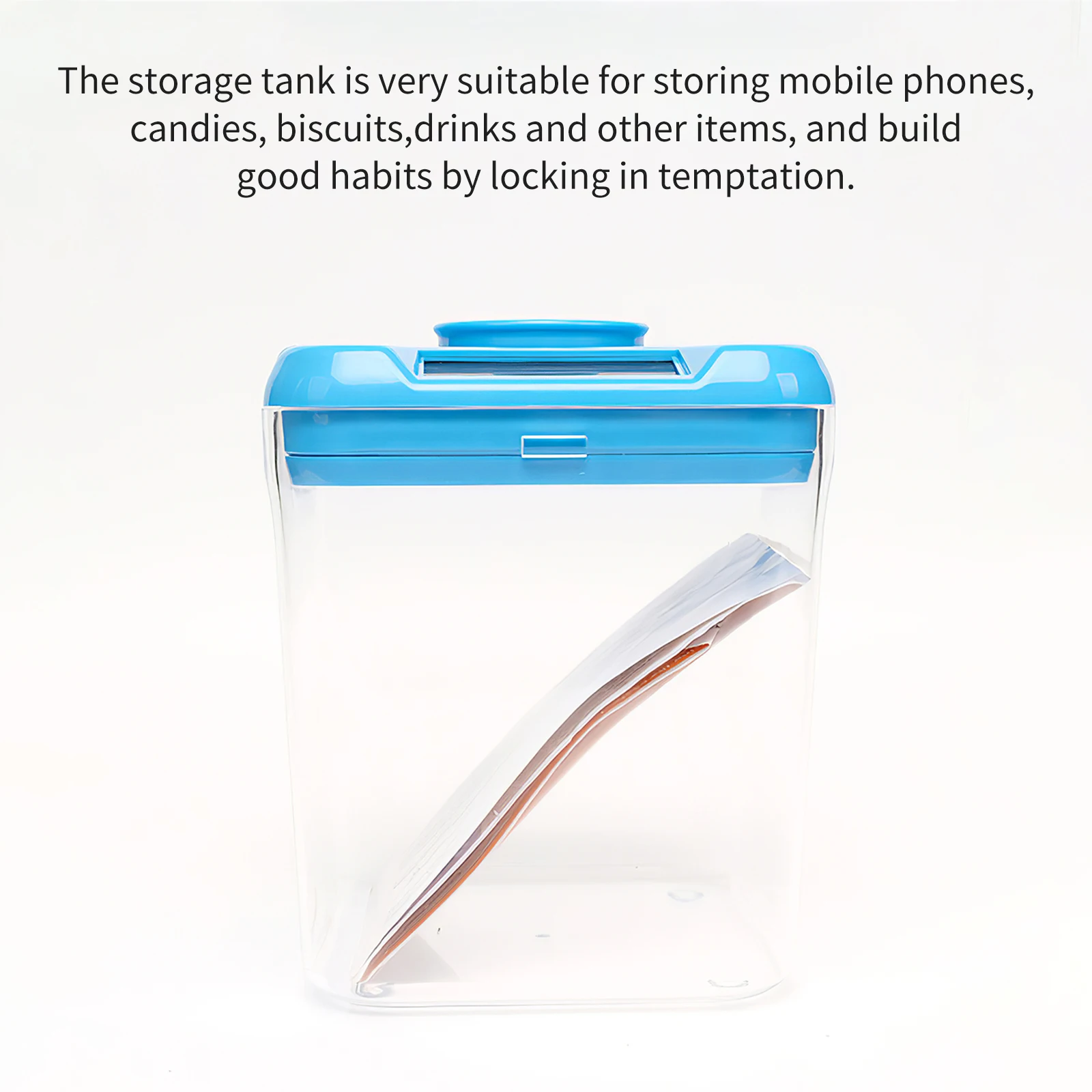 

High-Capacity Time-Locked Container Transparent Timed Sealed Tank Storage Sealed Tank Storage Locker Box Sealed Locker Container