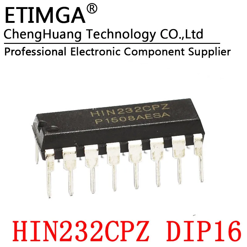 5 шт./лот HIN232CPZ DIP-16 HIN232 USB в 232 последовательный порт