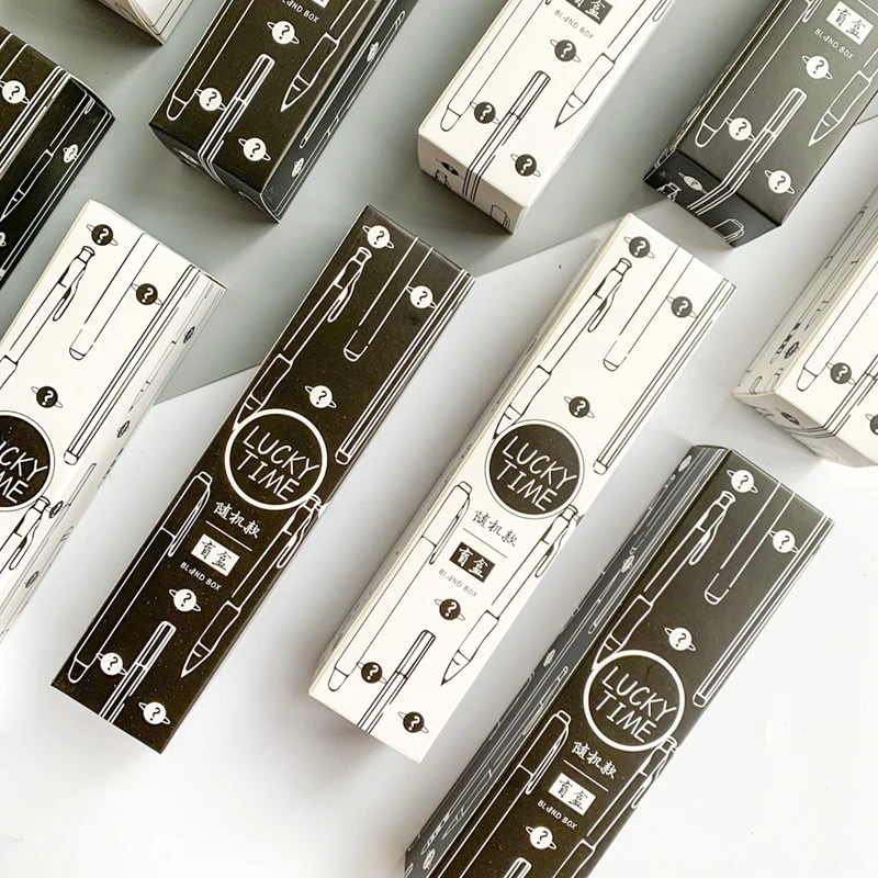 Творческая коробка искусственная ручка/сюрприз Подарочная гелевая ручка для