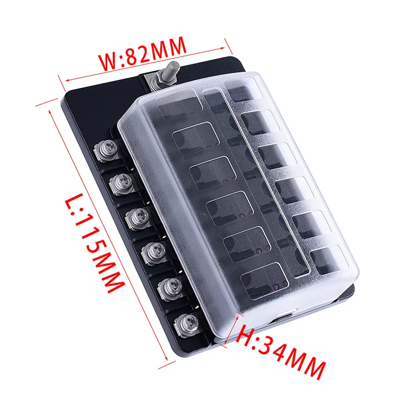 12V 24V плавкий предохранитель держатель 12/10/6 способы изменение предохранителей