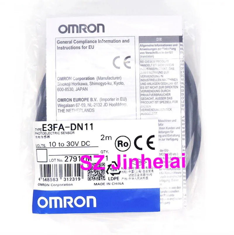

OMRON E3FA-DN11 Authentic original PHOTOELECTRIC SWITCH 2M 10-30VDC