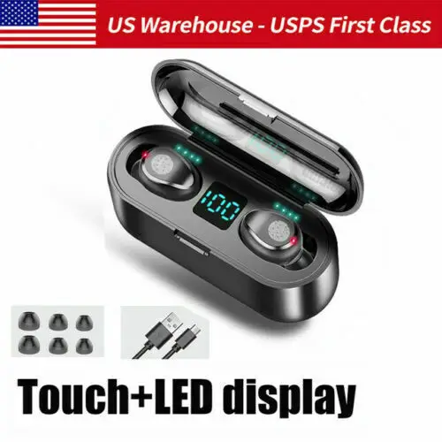 

Мини-наушники TWS, беспроводная гарнитура Bluetooth 5,0, стереонаушники, двойные наушники