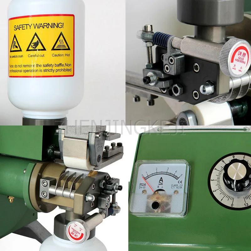 

Edge Glue Machine Plastic Pot Super Glue Semi-automatic Leather Goods Laminator High Precision Rotatable Handbag Glue Tools