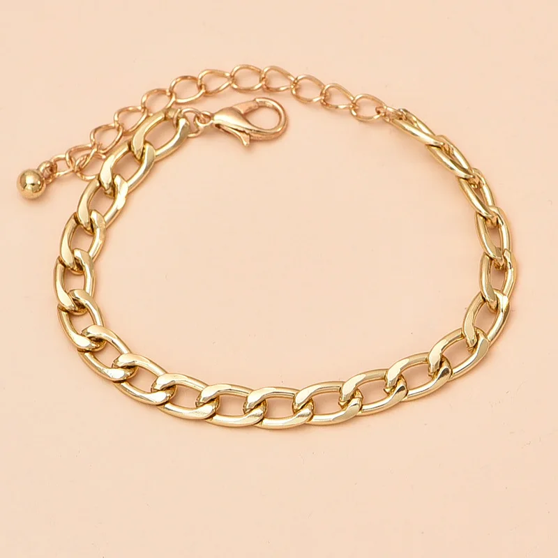 Комплект женских браслетов в стиле ретро ювелирные украшения панк для