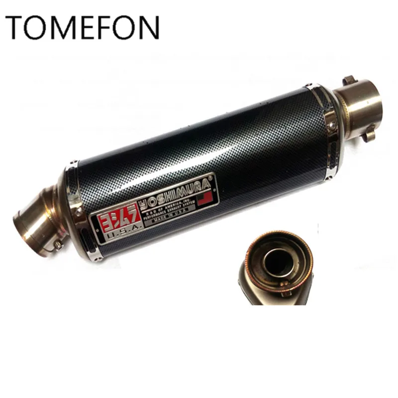 51 мм Универсальный akrapovic Yoshimura Мотоцикл выхлопная труба, глушитель для KTM ATV Z750 Z800 Z1000 NINJA250 CBR CRF230