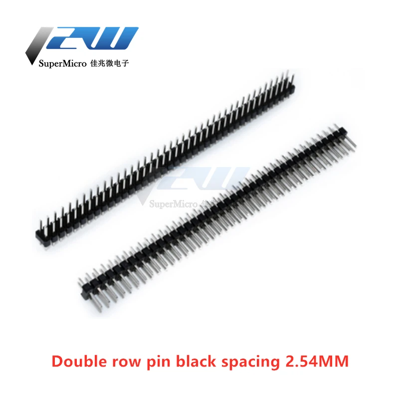 Бесплатная доставка 10 шт. 40Pin 1x4 0/2x40P красочный Однорядный/двухрядный штекер 2 54