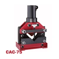 cwc 75 hydraulic angle steel cutter angle iron busbar cutting machine tool
