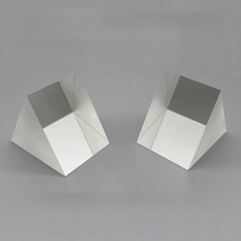 Фото Оптическое стекло Equilateral Prism 40*40*40 K9 материал призмы оптические испытания треугольные №1