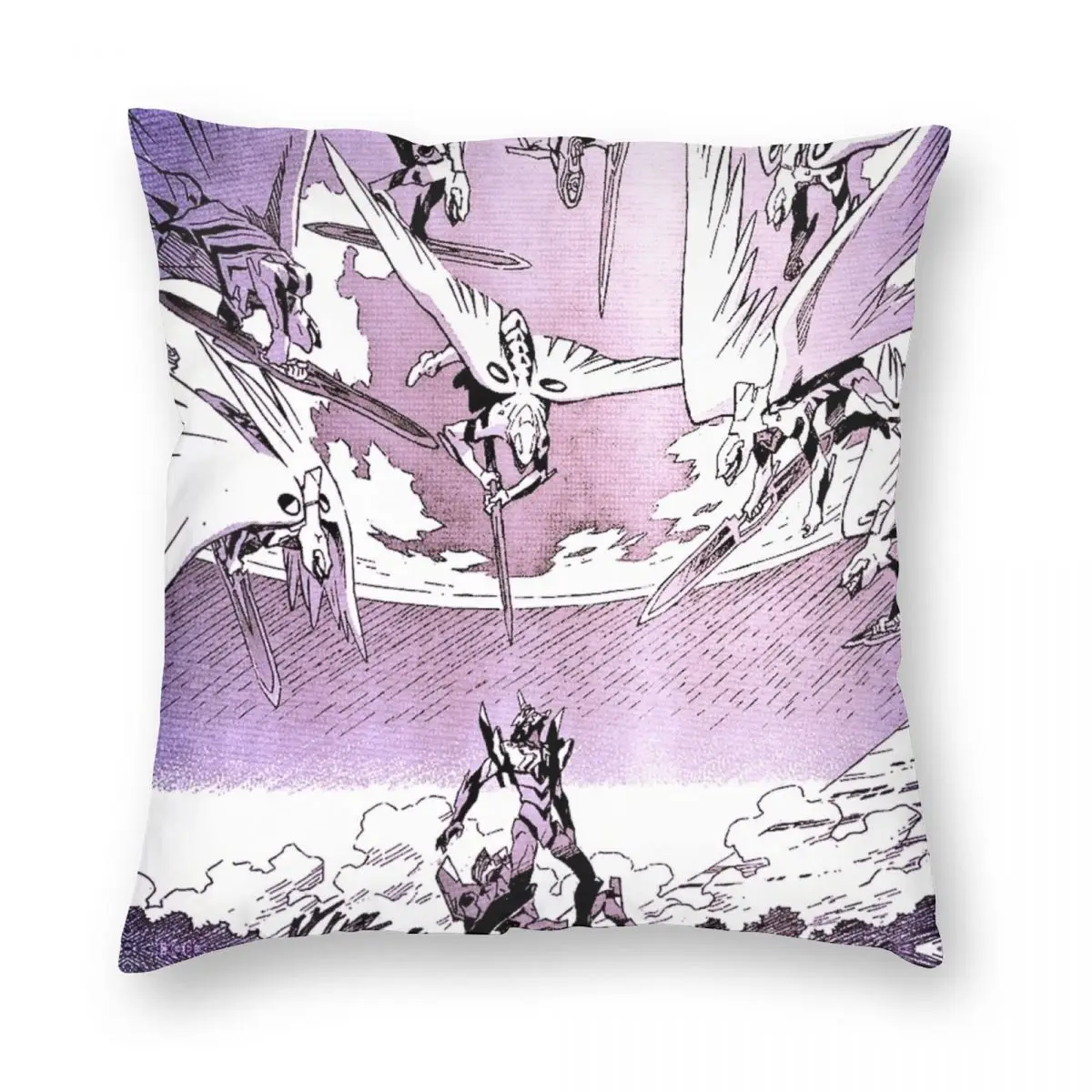 

Death From Above Square Pillowcase Polyester Linen Velvet Printed Zip Decorative Home Cushion Cover