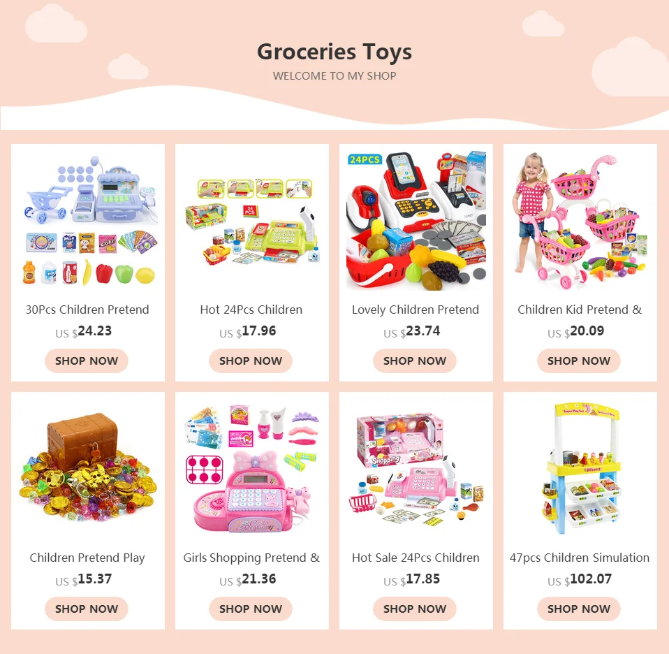 Горячая 24Pcs Дети ролевые игры моделирование шоппинг Игрушка Супермаркет кассовый аппарат Playset Дети Ранние образовательные игрушки-зеленый