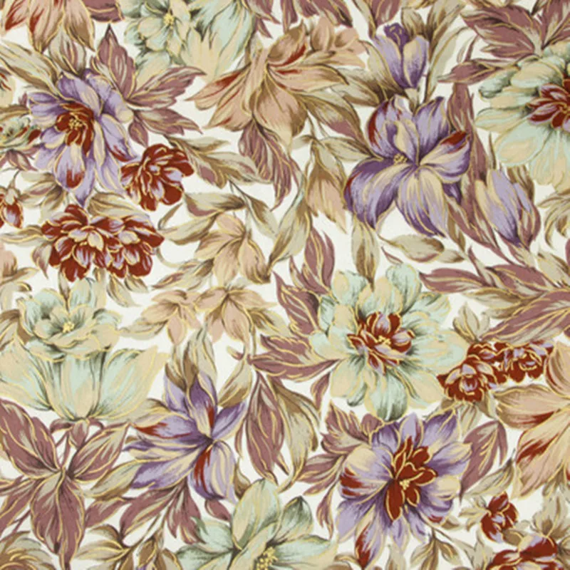 Ткань для одежды 100% хлопок с принтом в виде этнического ветра | Дом и сад