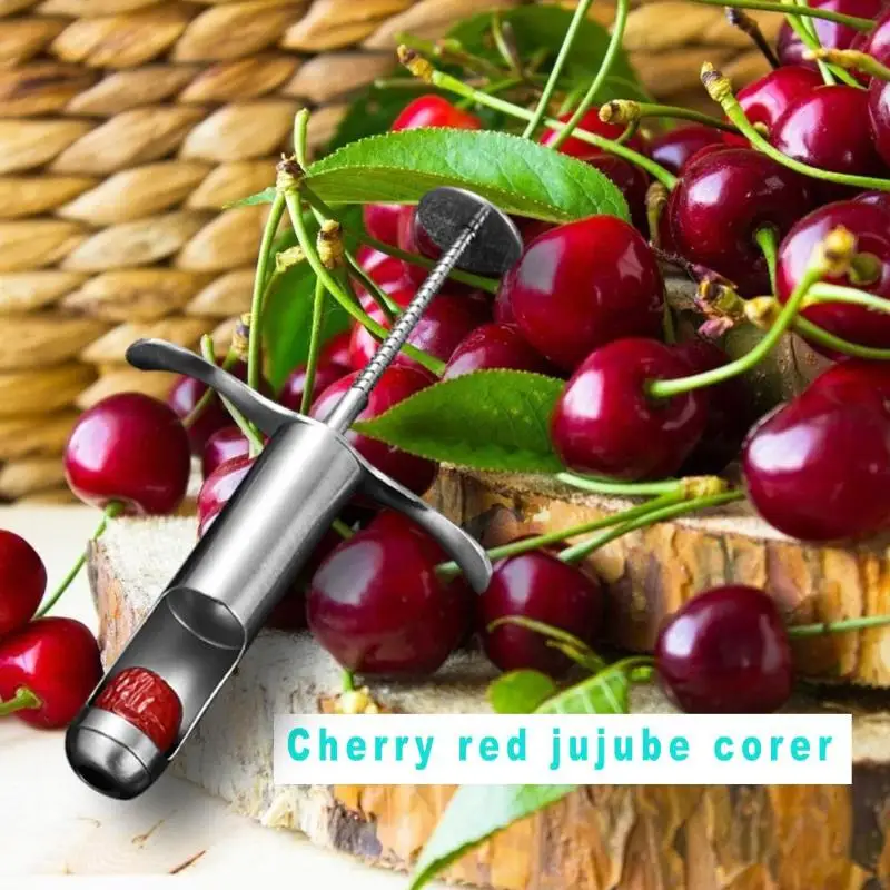 Нержавеющая сталь вишня Jujube Corer Pitter Фрукты Кухня оливковое ядро гаджет Stoner удалить яму инструмент семян вытолкать фруктовый Инструмент Горячий