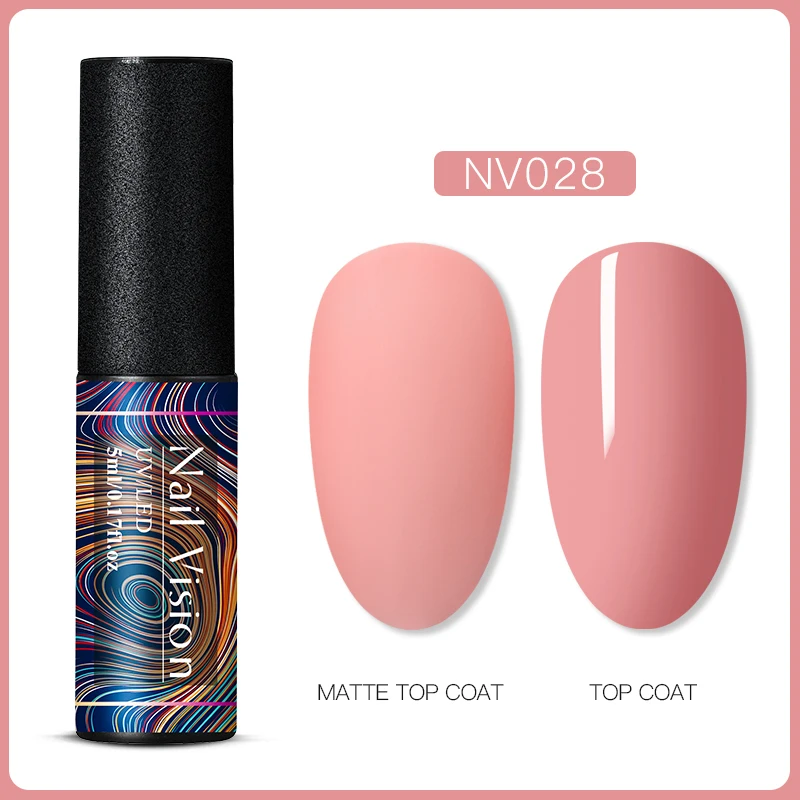 Nail Vision матовый цвет УФ-гель для ногтей 5 мл чистый цвет матовое покрытие требуется Сделай Сам Маникюр замочить от ногтей гель лак - Цвет: HHS06623