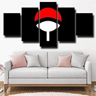 5 шт. настенная Картина на холсте аниме манга плакаты ниндзя фигурка знак Современный домашний декор украшение для гостиной и спальни