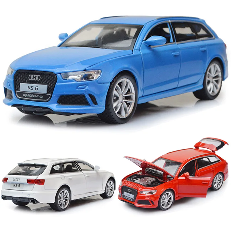 

SVIP 1:32 Audi RS6 Car Model Alloy Car Die Cast Toy Car Model Pull Back Children's Toy Collectibles Free Shipping