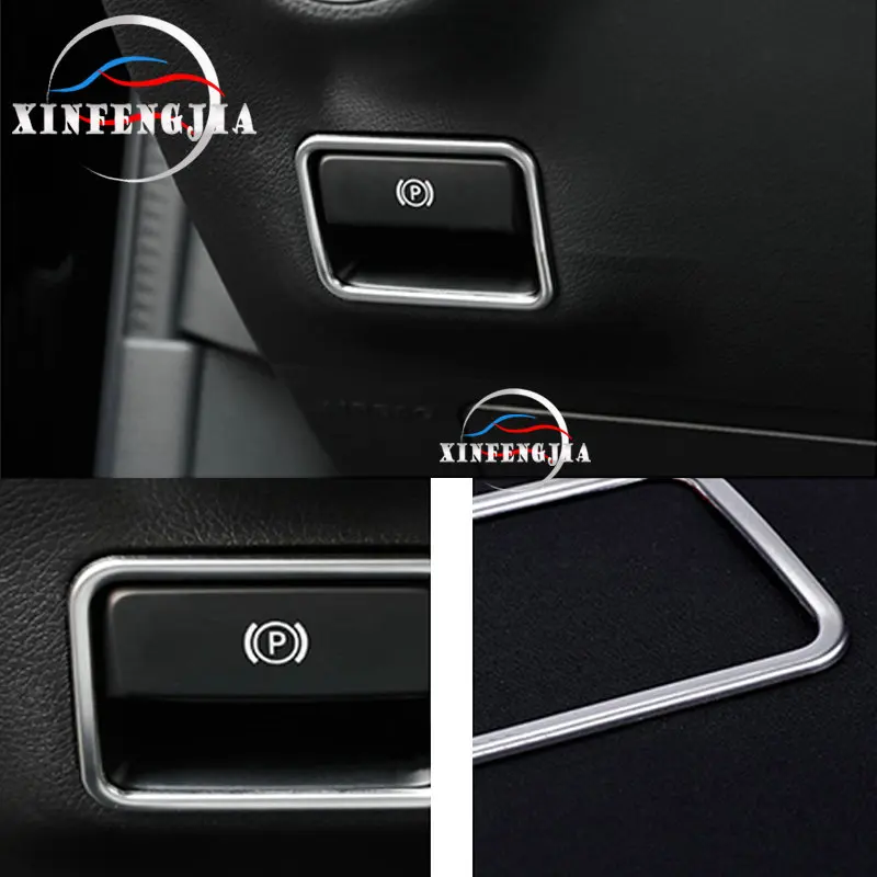 

For Mercedes-Benz A B CLA GLA ML GL GLE GLS Class Steel Electronic Handbrake Cover Trim