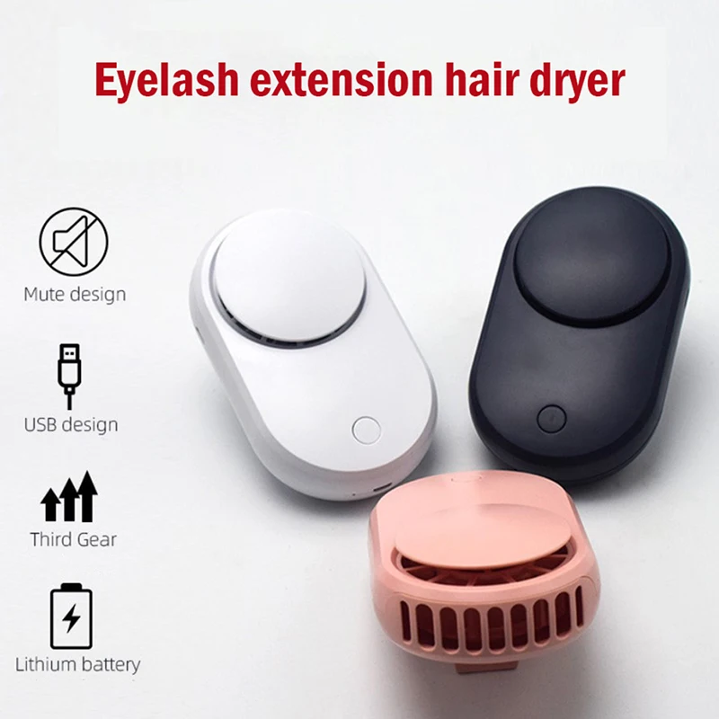 

Eyelashes Dedicated Dryer Portable USB Eyelash Fan Dryer Eye Lashes Extension Mascara Glue Fast Dry Fan Blower Glue Grafted