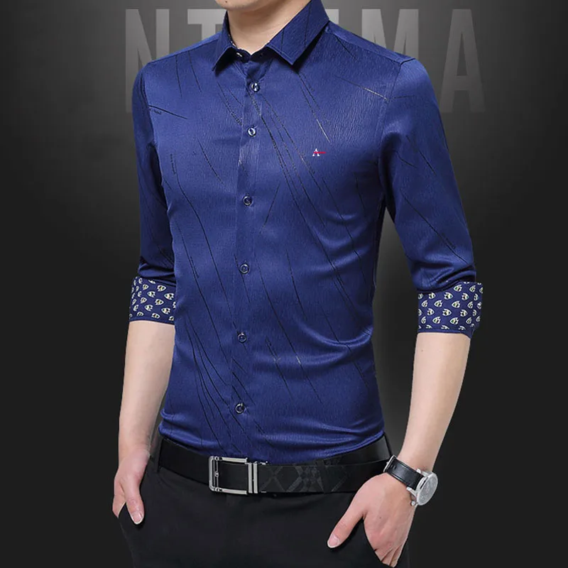 2021 Aramy Camisas Male Clothing Fit Business Shirts Men Dress Shirt Long Sleeve Slim Brand Man Shirts Designer High Quality