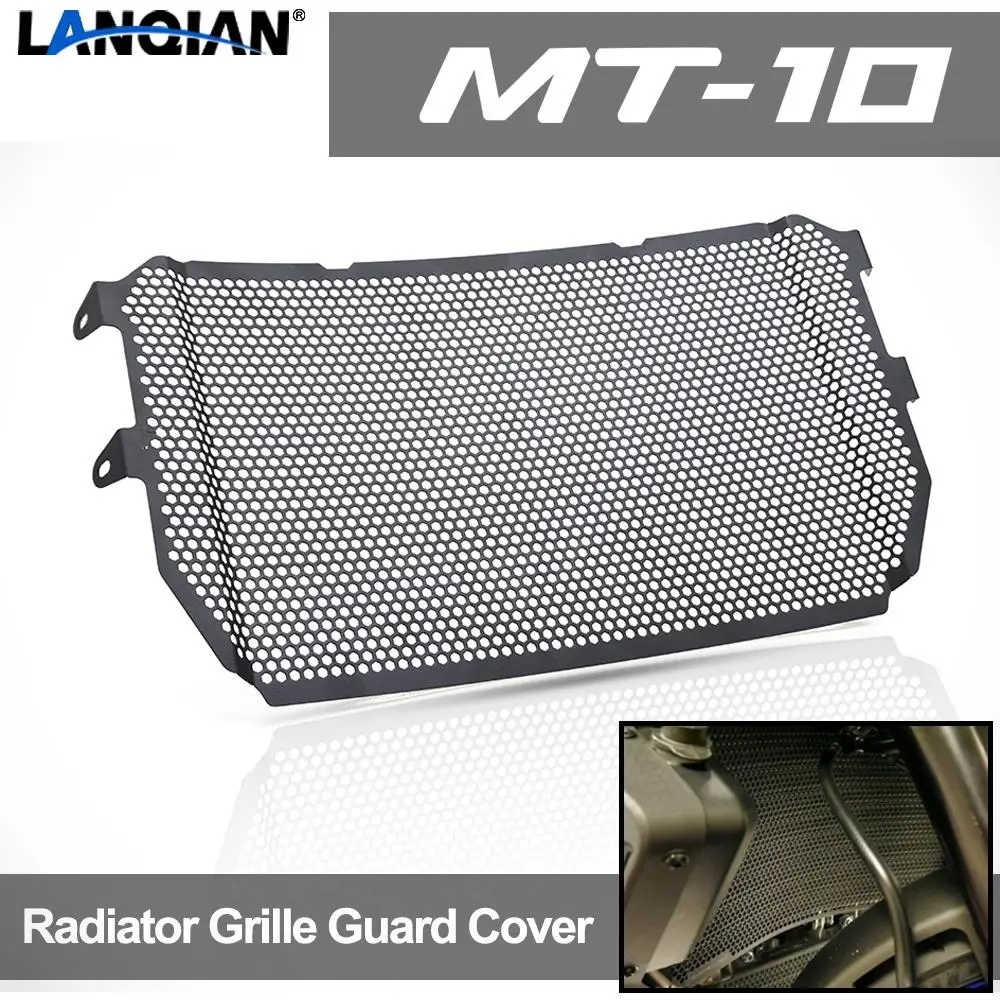 

For Yamaha FZ10 FZ-10 2017-2021 MT10 MT-10 SP 2016 2017 2018 2019 2020 2021Motorcycle Radiator Grille Guard Cover Accessories