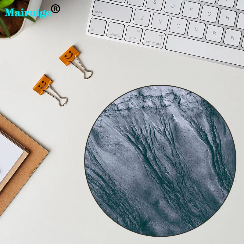 Коврик для мыши XGZ с круглым мраморным рисунком коврик 20 х20 см 22 х22 блокировкой