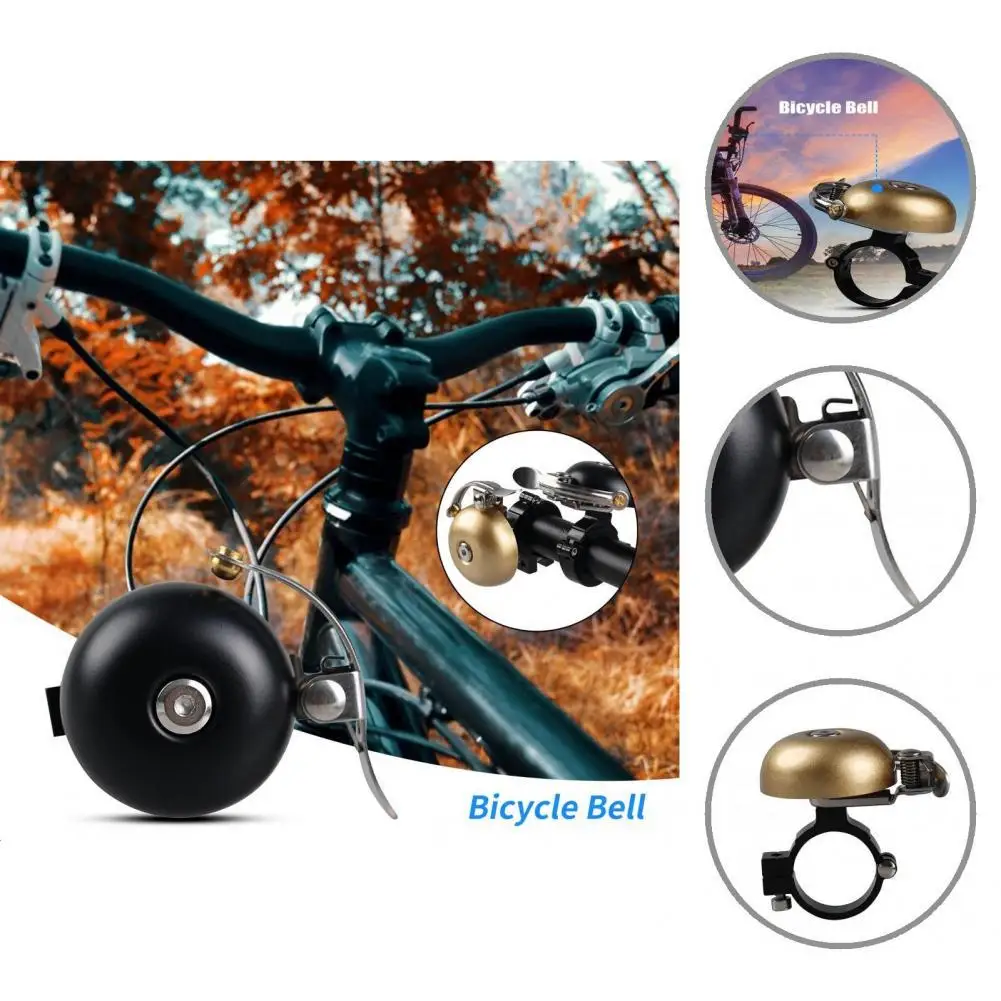 

Bicycle Horn Compact Lightweight Clear Sound Classic Copper Bicycle Bell Bike Bell for Folding Bike