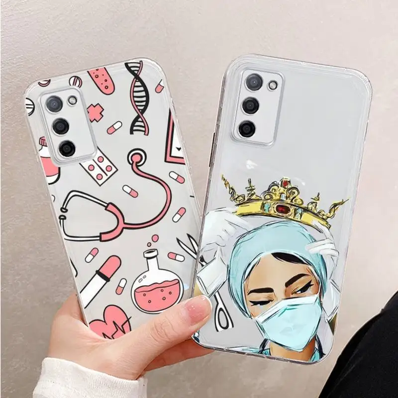 

Medicine Doctor Nurse Phone Case Transparent For oppo R17 R15 R11 R9 F11 A32 A39 K7 K5 S X PRO PLUS moible bag