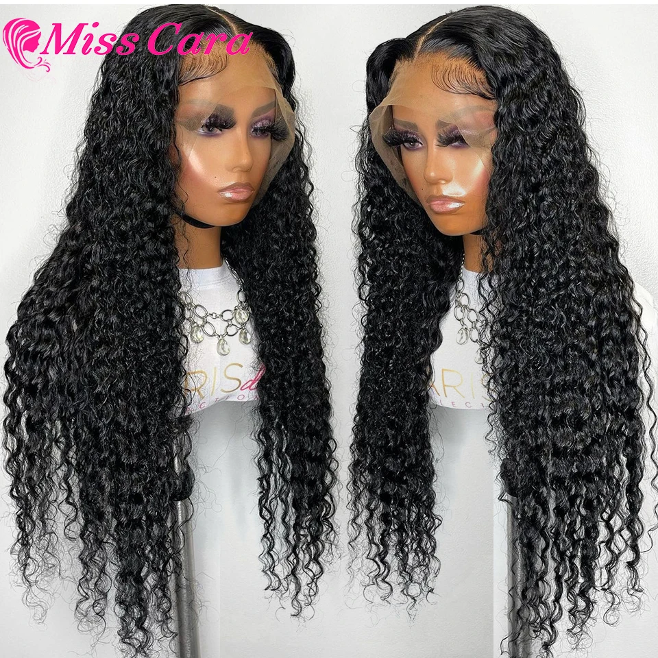 Miss Cara Deep Wave Lace Front Human Hair Wigs Pre Plucked 5x5 Lace Closure Wig For Women Brazilian Deep Wave Human Hair Wigs