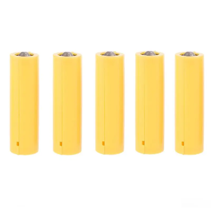 

P82F 5Pcs AA AAA Size Dummy Fake Battery Setup Shell Placeholder Cylinder Conductor