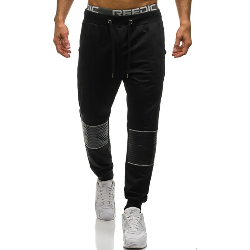 

Men's Sweatpants with Unique Zipper Design Men Clothing