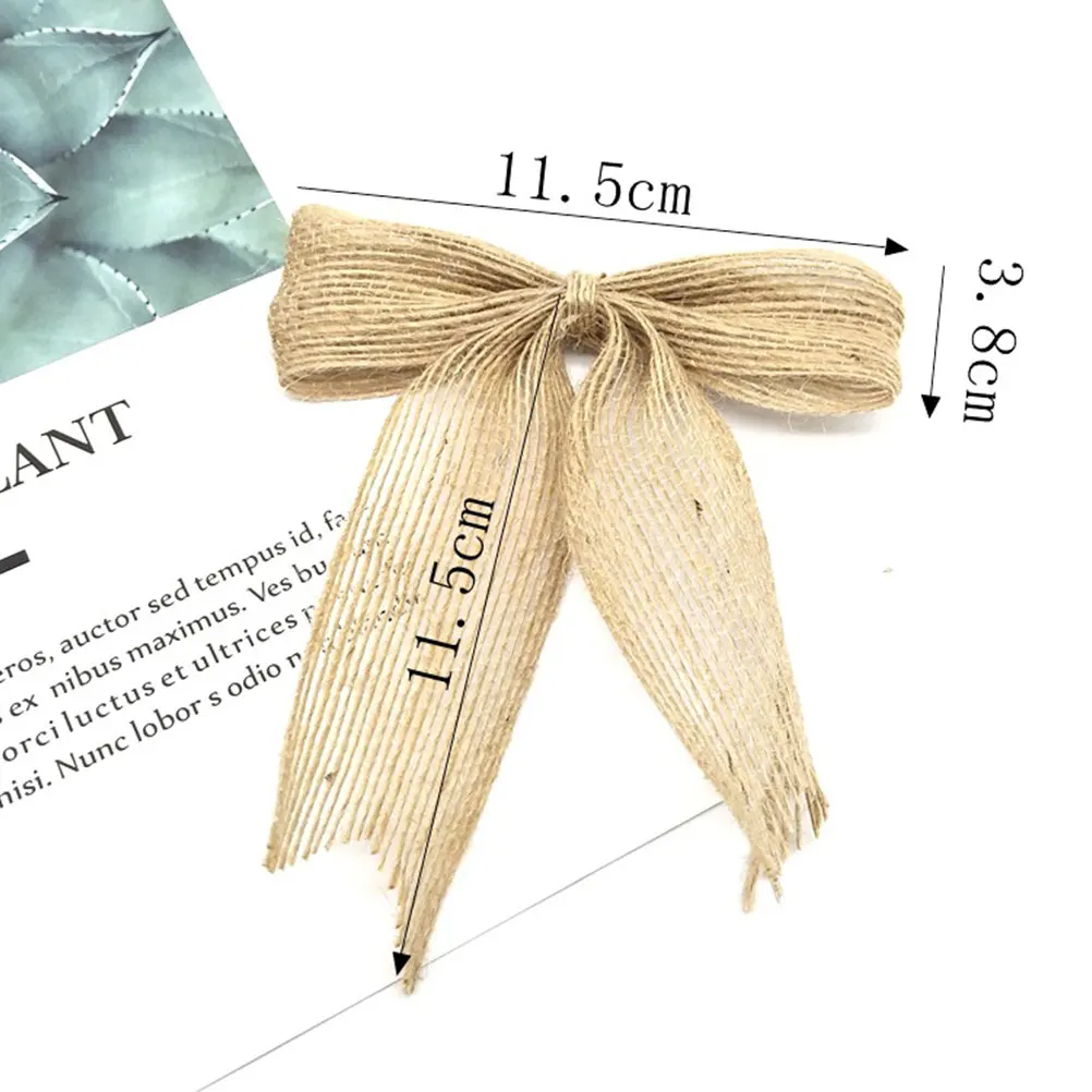 12 шт. Рождественский кулон в виде мешковины елки вечерние украшения | Дом и сад