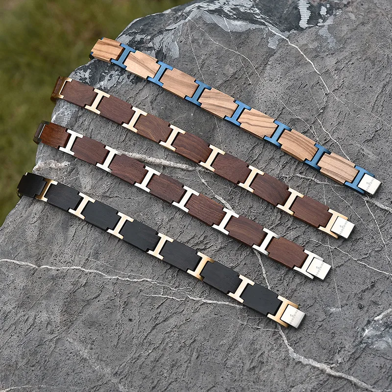 Бобо птица Топ Роскошный бренд ручной работы деревянный браслет ювелирные