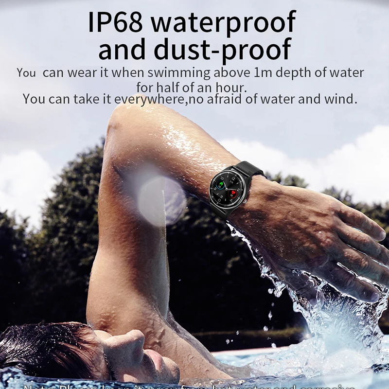 Смарт-часы MX9 мужские с ЭКГ ФПГ пульсометром и тонометром | Электроника