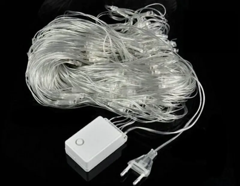 50pcs 4.5mx1.5m 300LED Net Mesh Fairy web String twinkle Light Christmas Xmas Wedding Garland Party Tree Decor 4 colors option | Дом и сад