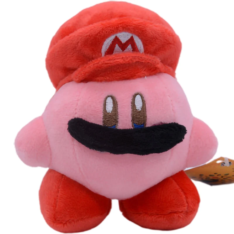 10 см Kawaii Star Kirby ваддл ди Cos Супер Марио Брос Луиджи Мягкие плюшевые куклы аниме