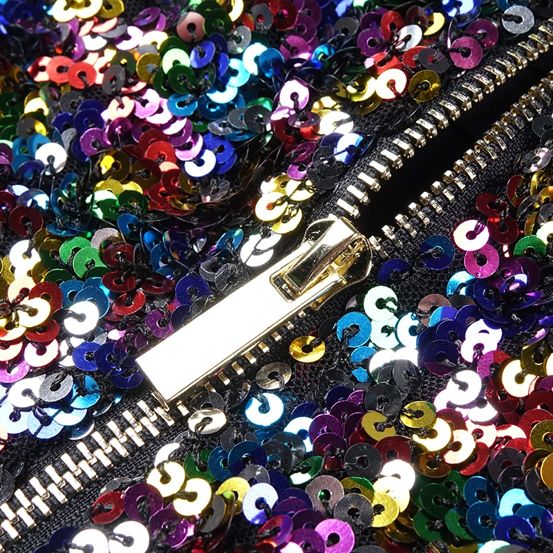 Комплект одежды из двух предметов топ с блестками и облегающая юбка | Женская