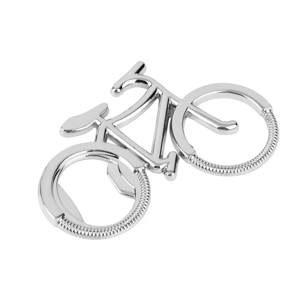 

1PCS Cute Fashionable Bike Bicycle Metal Beer Bottle Opener keychain key rings for bike lover biker Creative Gift for cycling
