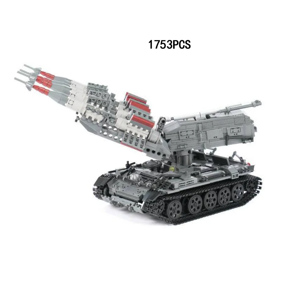 WW2 военный SA-3 Гоа ракета Т-55 основной боевой танк MBT биттикирпичи moc строительный