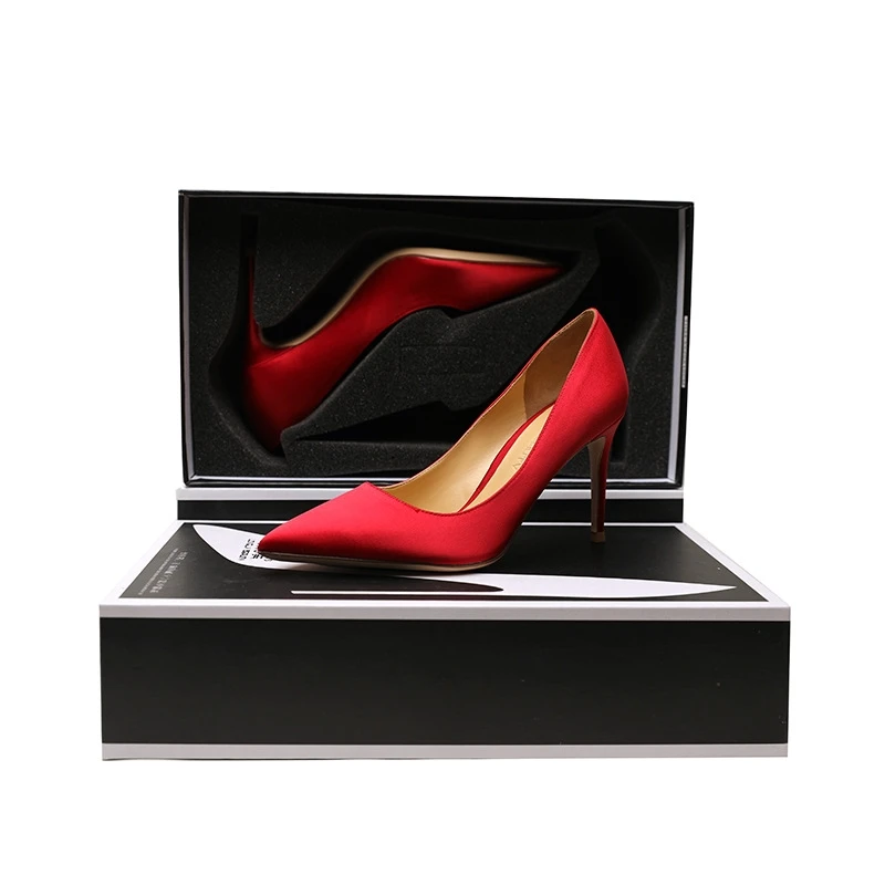 Thin High Heel Women Exquisite Elegant Stiletto Heels Pointed Toe Slip On Party Work Daily Pumps Shallow Mouth Shoes N0110 | Обувь