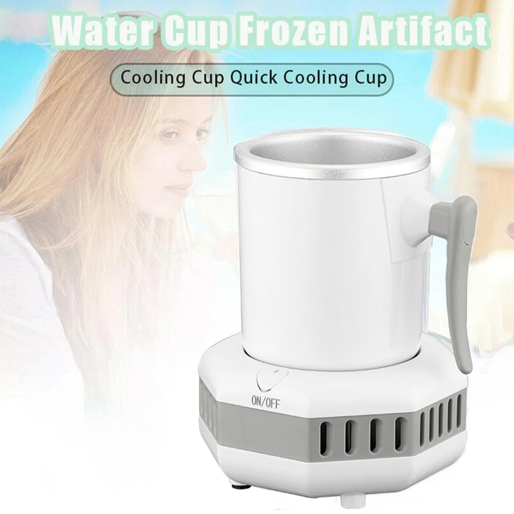 

400ml 13.5 fl.oz 12V Car Cup Cooler Drinks Can Auto Cooling Cup Fits in Road Tripper for Beer, Beverage, Can, Fruit