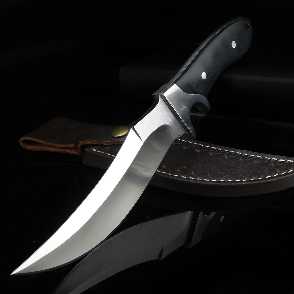 Уличный Высококачественный короткий нож 8CR18MOV стальной для выживания на природе