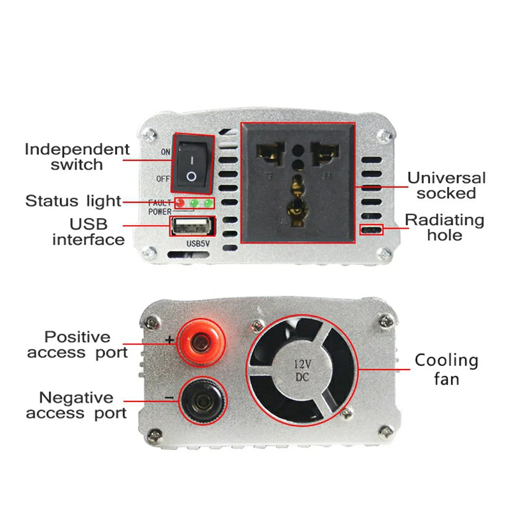Преобразователь мощности автомобиля универсальный модифицированный