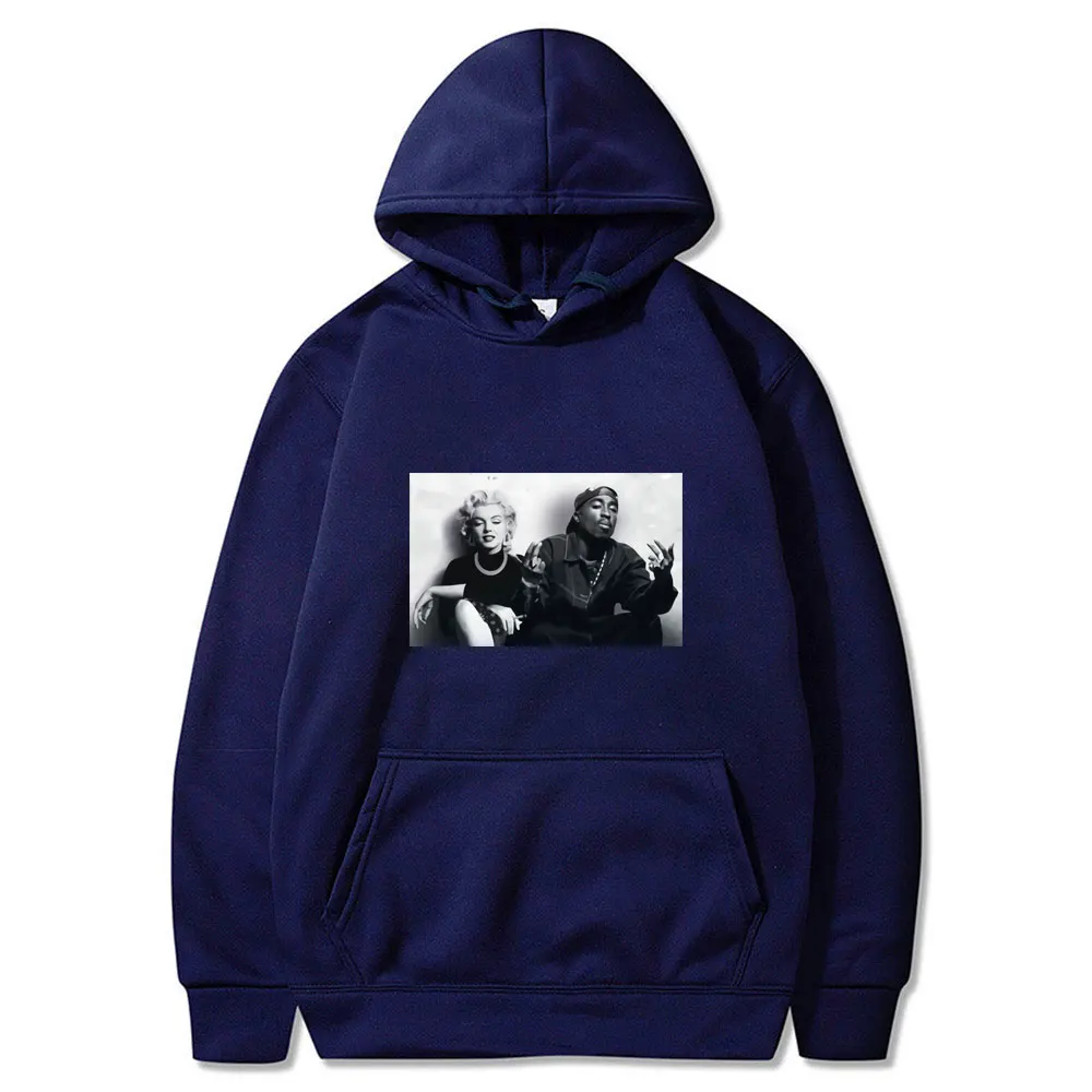 2020 модные дизайнерские толстовки с принтом легенды Тупак Мэрилин Монро Мужская