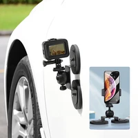 action camera smartphone suction cup race car cockpit mount motion vehicle windshied hood rooftop holder for gopro sony phone