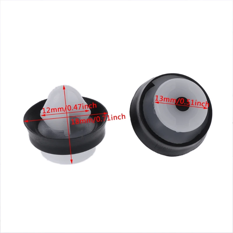 

10x Interior Trim Door Panel Card Pillar Clip For Peugeot 207 807 Q9QD