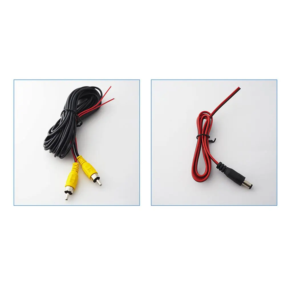 Car Reverse Camera Video Cable For Rear View Universal Parking 6m Wire Match Multimedia Monitoring With 1M Power | Автомобили и