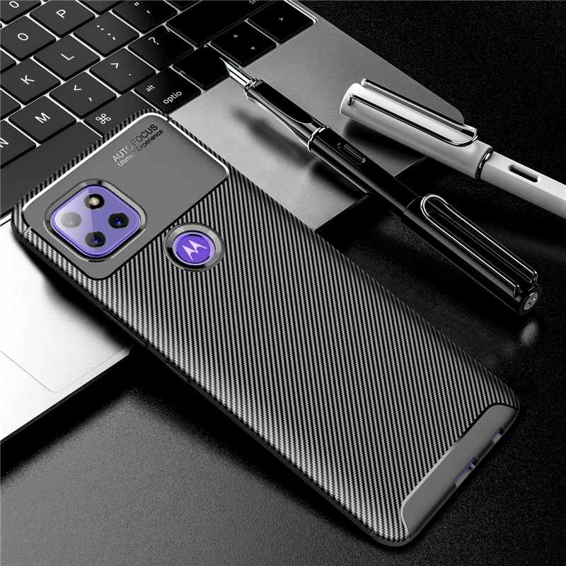 for motorola one 5g ace case silicone carbon fiber shockproof case for motorola one 5g ace cover case for moto one 5g ace 6 7 free global shipping