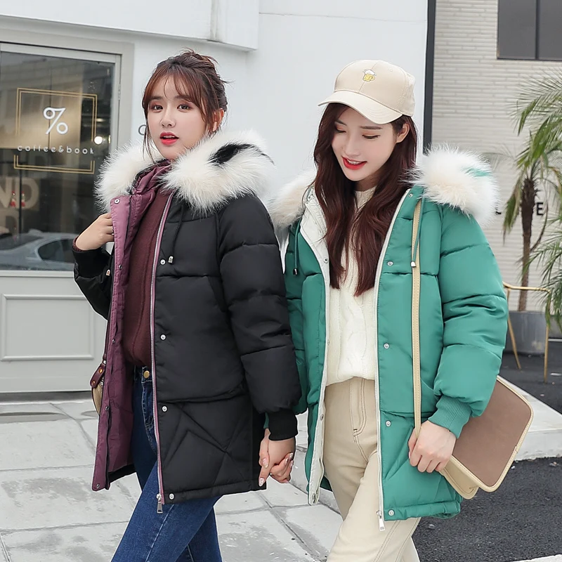 KUYOMENS Ladies Jackets Loose Clothes Women Parka Coats Korean Winter Jacket Women's Parkas Mujer Warm Outwear | Женская одежда